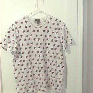 Forever 21 repeated rose shirt